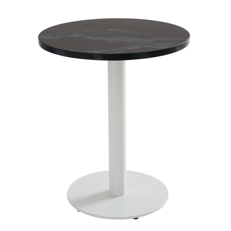 Plateau de table rond en aggloméré avec revêtement mélaminé ⌀60 cm (3/4)