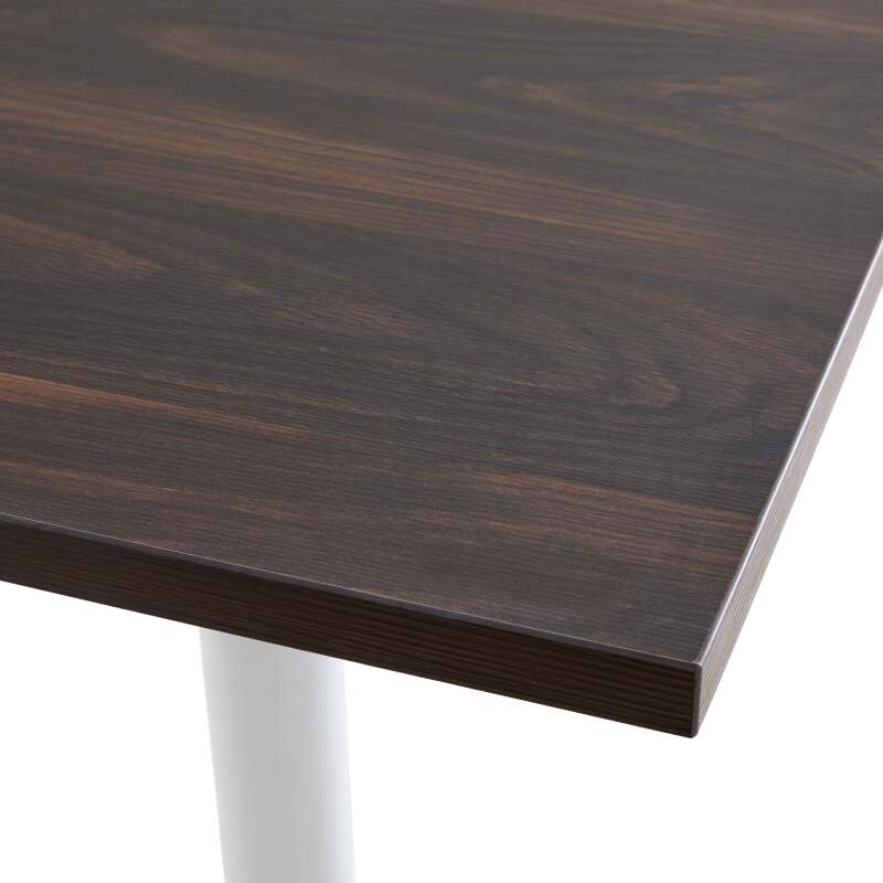 Plateau de table carré en aggloméré avec revêtement mélaminé 60 x 60 cm (2/6)