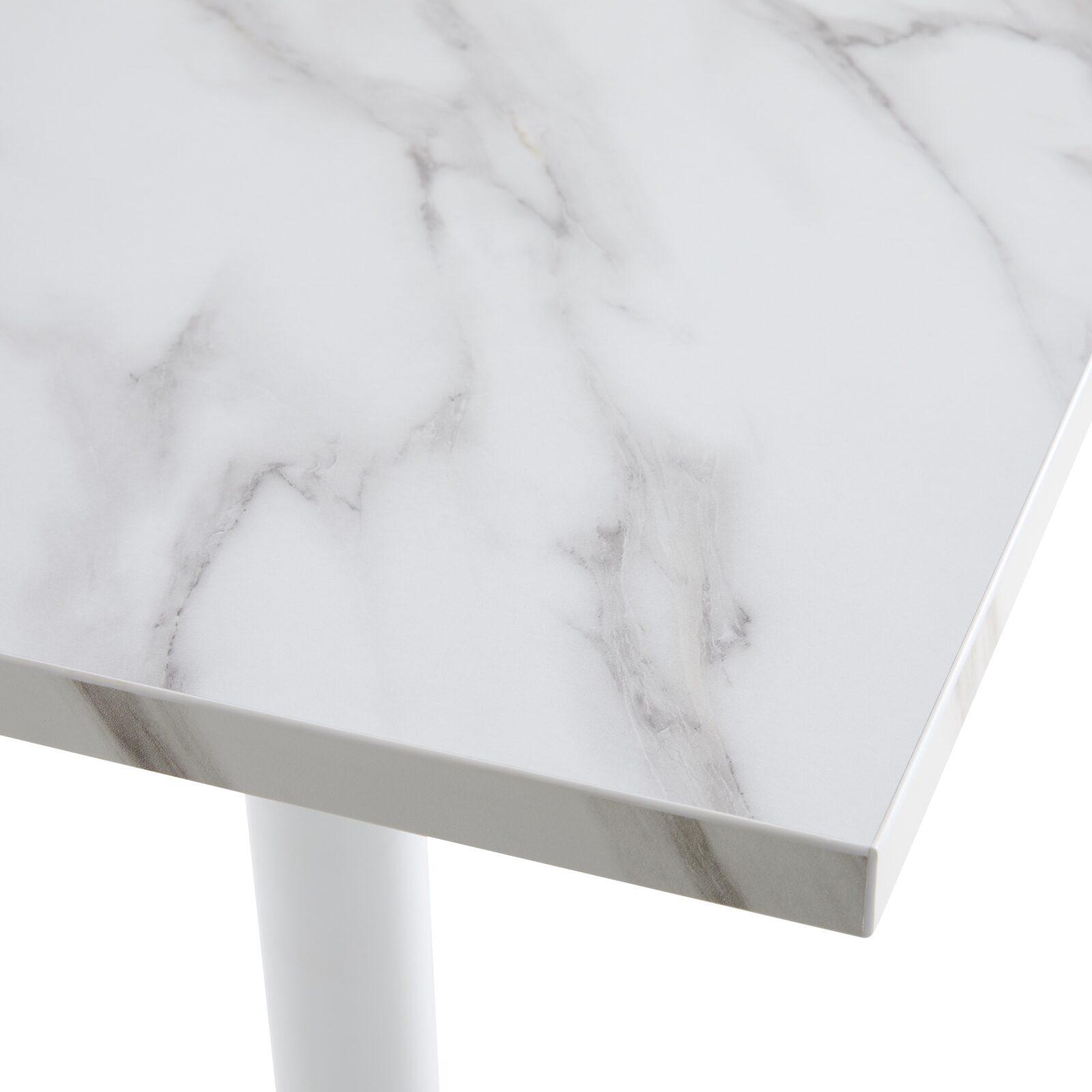 Plateau de table carré en aggloméré avec revêtement mélaminé 60 x 60 cm Plateau de table carré en aggloméré avec revêtement mélaminé 60 x 60 cm