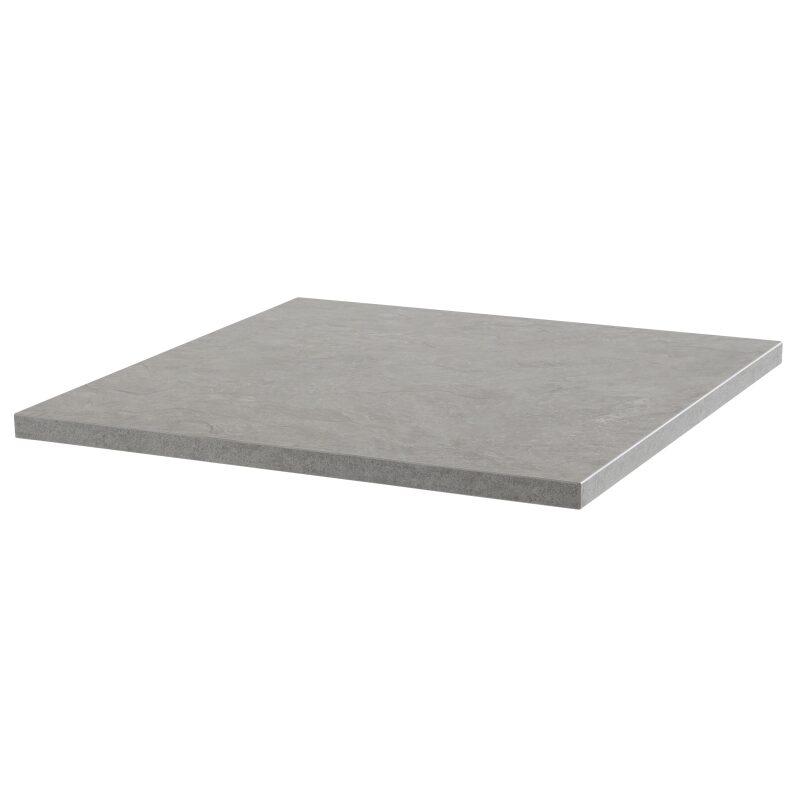 Plateau de table carré en aggloméré avec revêtement mélaminé 60 x 60 cm