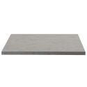 Plateau de table carré en aggloméré avec revêtement mélaminé 60 x 60 cm