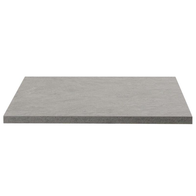 Plateau de table carré en aggloméré avec revêtement mélaminé 60 x 60 cm