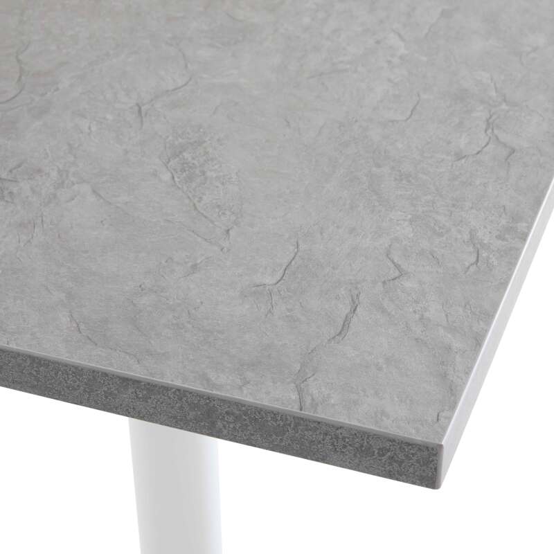 Plateau de table carré en aggloméré avec revêtement mélaminé 60 x 60 cm (3/6)