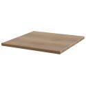 Plateau de table carré en aggloméré avec revêtement mélaminé 60 x 60 cm