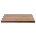 Plateau de table carré en aggloméré avec revêtement mélaminé 60 x 60 cm