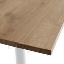 Plateau de table carré en aggloméré avec revêtement mélaminé 60 x 60 cm