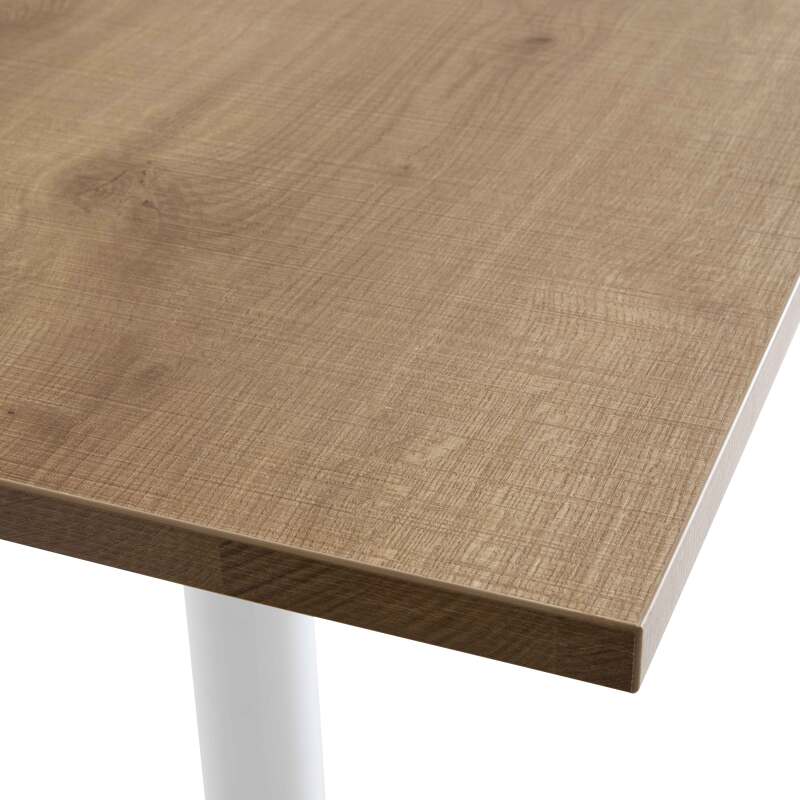 Plateau de table carré en aggloméré avec revêtement mélaminé 60 x 60 cm (3/6)