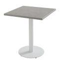 Plateau de table carré en aggloméré avec revêtement mélaminé 60 x 60 cm