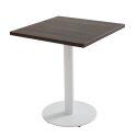 Plateau de table carré en aggloméré avec revêtement mélaminé 60 x 60 cm