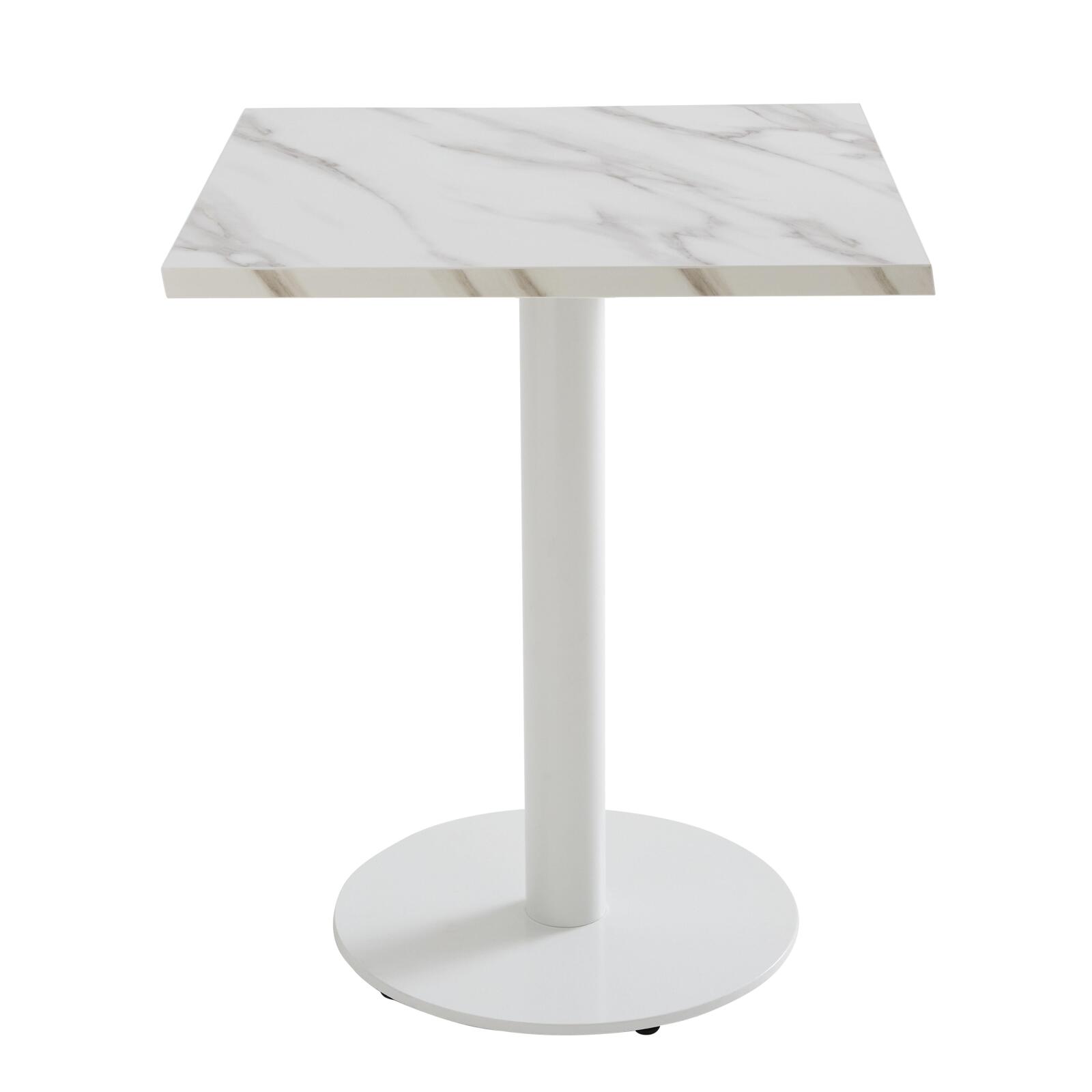Plateau de table carré en aggloméré avec revêtement mélaminé 60 x 60 cm Plateau de table carré en aggloméré avec revêtement mélaminé 60 x 60 cm