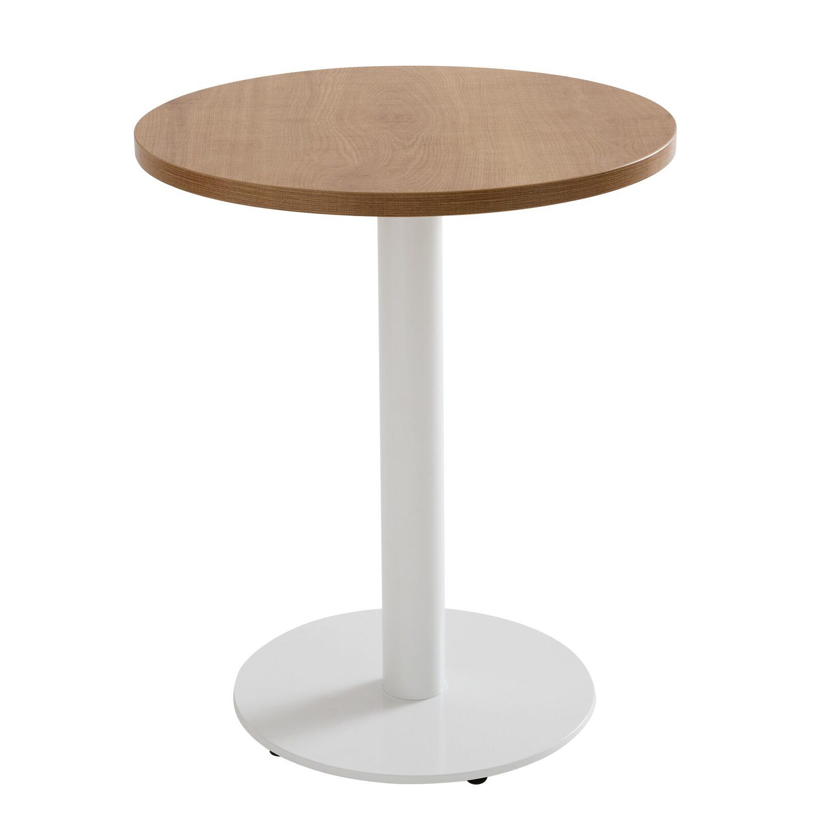 Table ronde Ø60 cm en aggloméré avec revêtement mélaminé