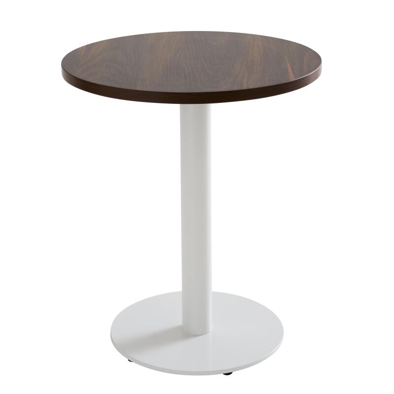 Table ronde Ø60 cm en aggloméré avec revêtement mélaminé