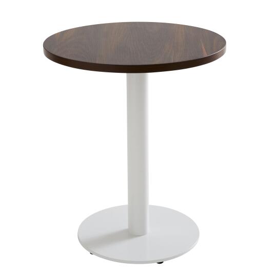 Table ronde Ø60 cm en aggloméré avec revêtement mélaminé