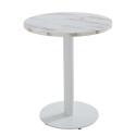 Table ronde Ø60 cm en aggloméré avec revêtement mélaminé