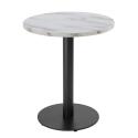 Table ronde Ø60 cm en aggloméré avec revêtement mélaminé