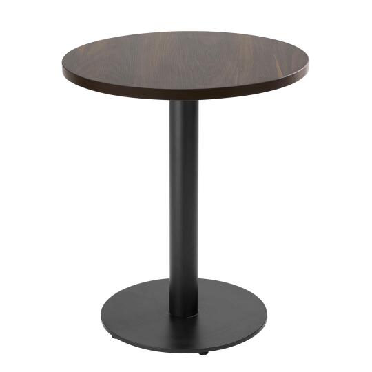 Table ronde Ø60 cm en aggloméré avec revêtement mélaminé