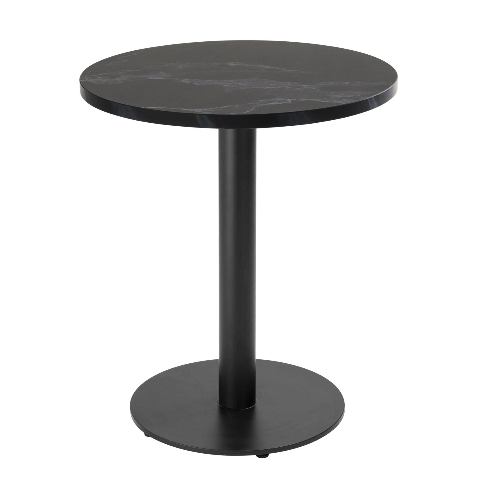 Table ronde Ø60 cm en aggloméré avec revêtement mélaminé