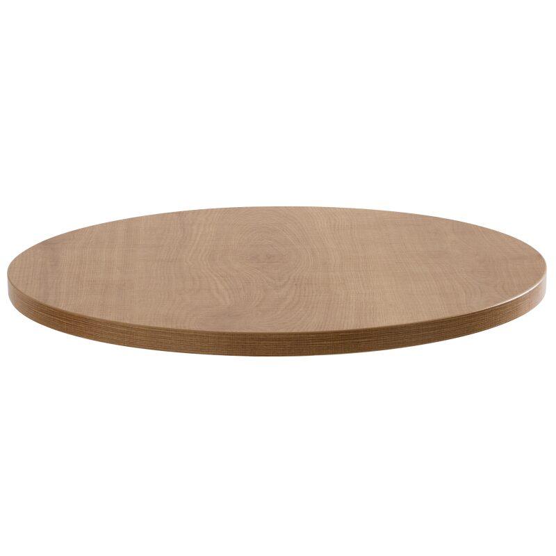 Table ronde Ø60 cm en aggloméré avec revêtement mélaminé