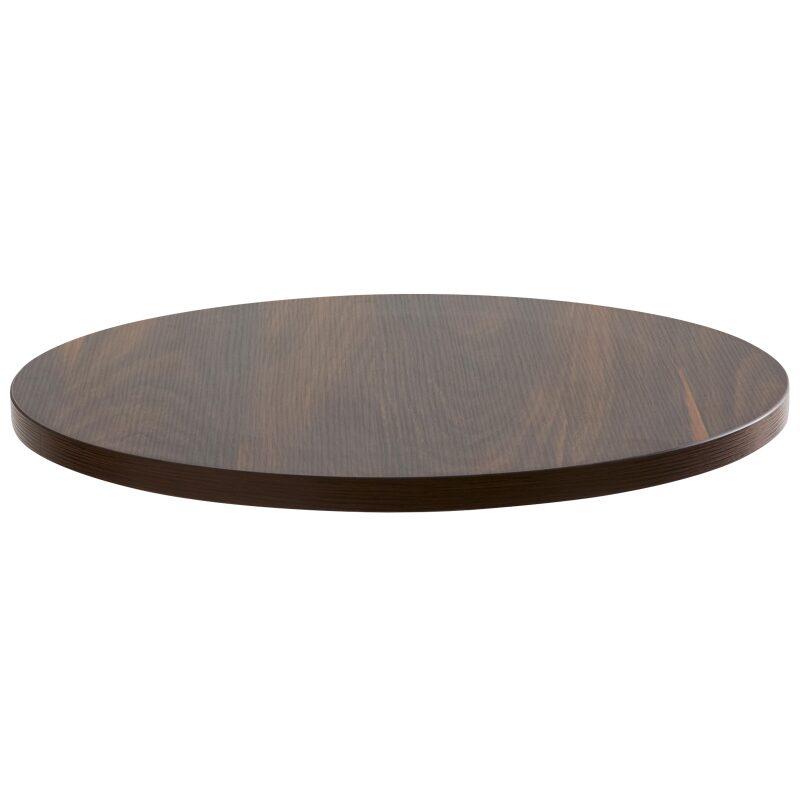 Table ronde Ø60 cm en aggloméré avec revêtement mélaminé