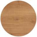 Table ronde Ø60 cm en aggloméré avec revêtement mélaminé