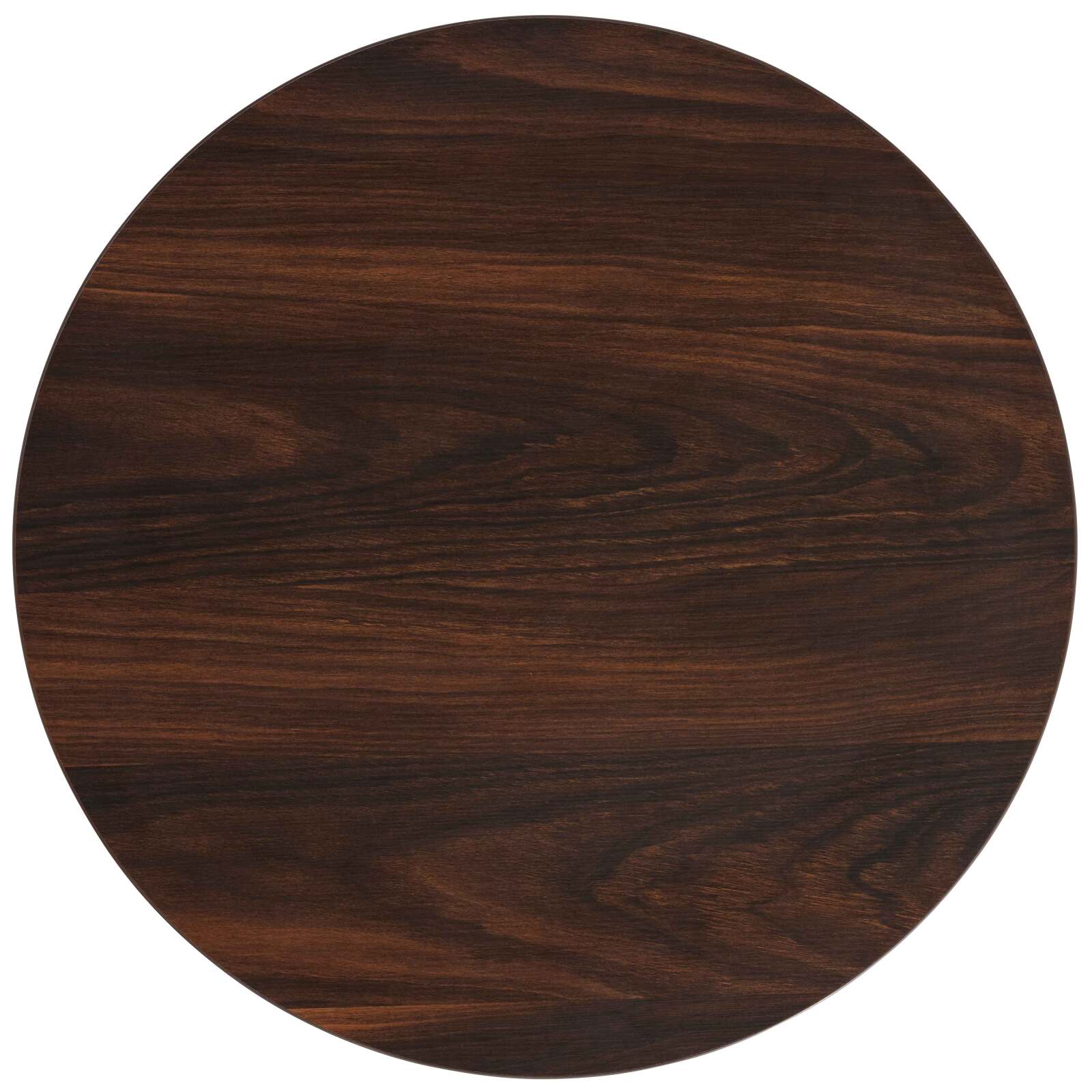 Table ronde Ø60 cm en aggloméré avec revêtement mélaminé