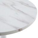 Table ronde Ø60 cm en aggloméré avec revêtement mélaminé