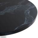 Table ronde Ø60 cm en aggloméré avec revêtement mélaminé