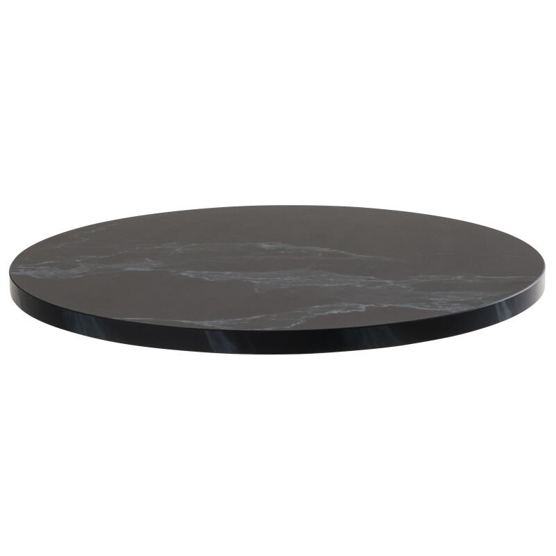 Table ronde Ø60 cm en aggloméré avec revêtement mélaminé