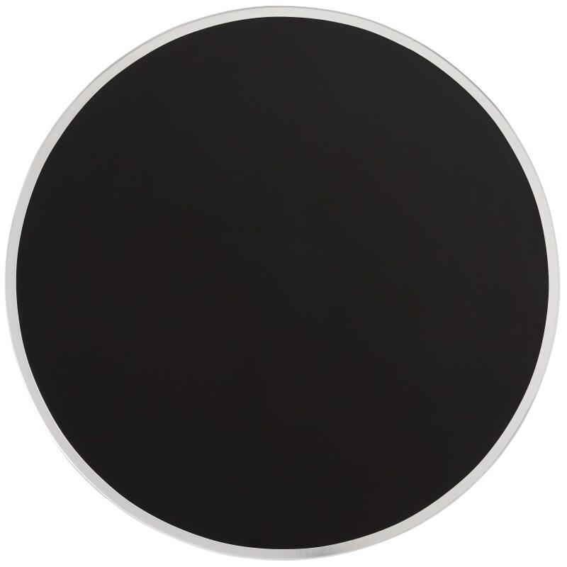 Plateau de table rond en contreplaqué avec revêtement stratifié et bord en aluminium ⌀60 cm