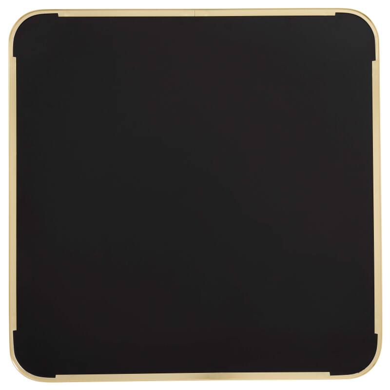 Table haute inclinable 60 x 60 cm en contreplaqué avec revêtement stratifié et bords en aluminium