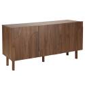 Buffet 3 portes en MDF décor mélaminé effet bois