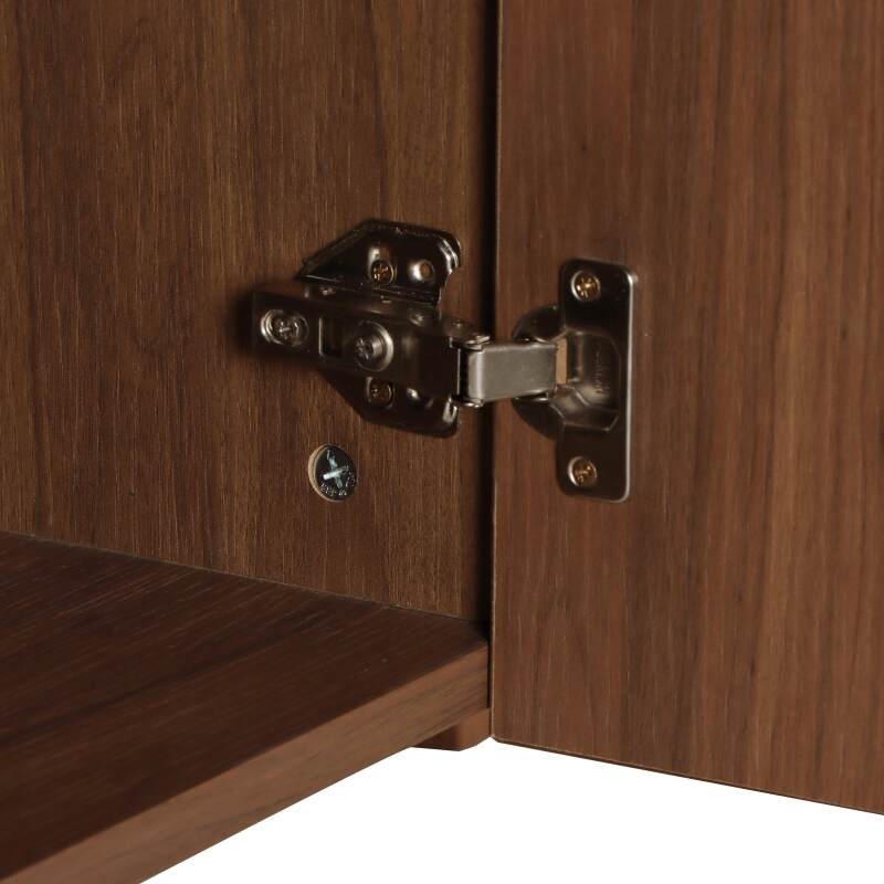 Buffet 3 portes en MDF décor mélaminé effet bois