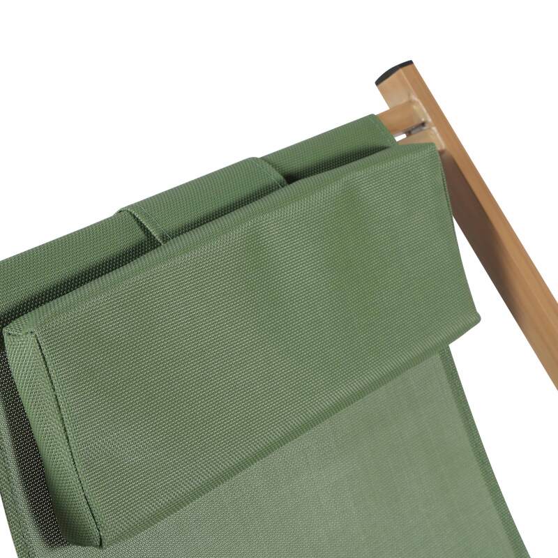 Lot de 2 chiliennes en aluminium inclinables 4 positions (6/7)