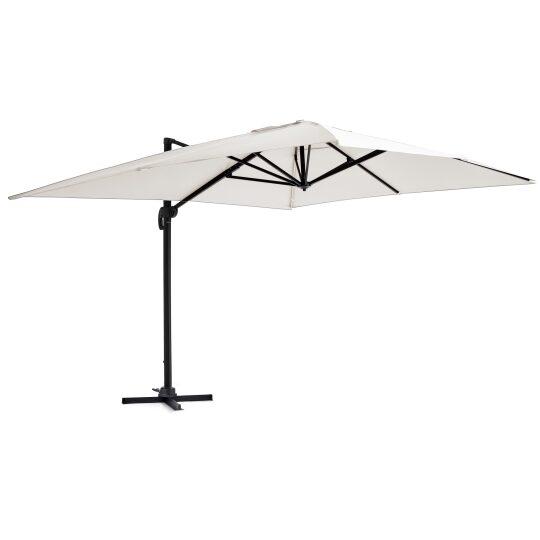 Parasol déporté 4x3 m rectangulaire inclinable et rotatif 360° | Oviala