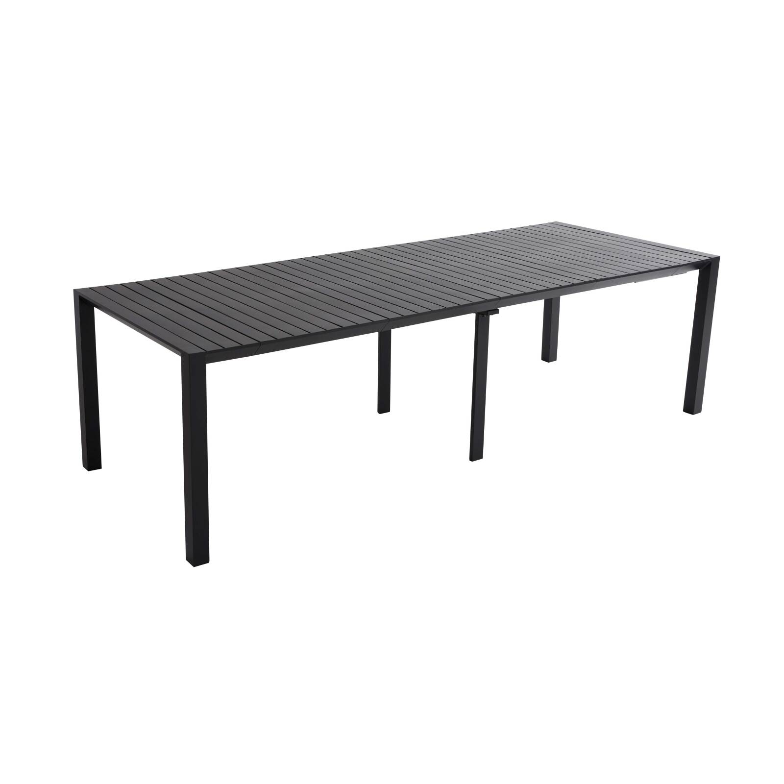 Table de jardin extensible en aluminium (52/260 x 100 x 74 cm)