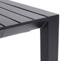 Table de jardin extensible en aluminium (52/260 x 100 x 74 cm)