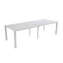 Table de jardin extensible en aluminium (52/260 x 100 x 74 cm)