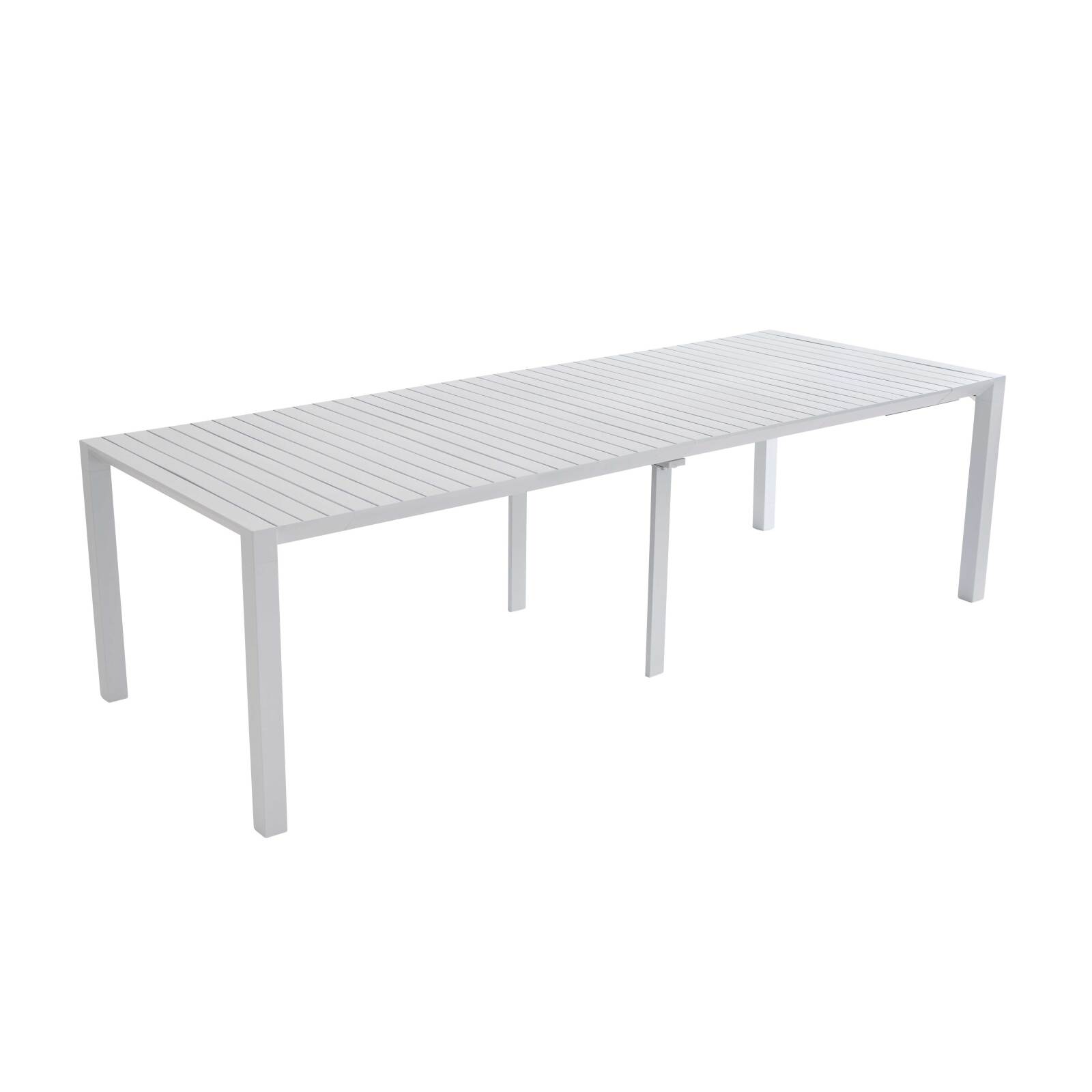 Table de jardin extensible en aluminium (52/260 x 100 x 74 cm)
