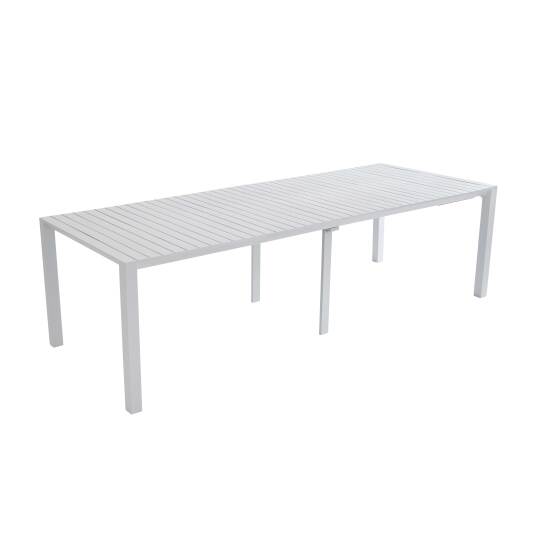 Table de jardin extensible en aluminium (52/260 x 100 x 74 cm)