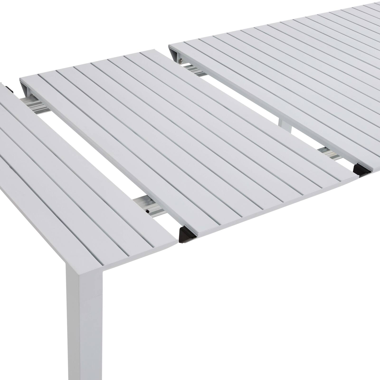 Table de jardin extensible en aluminium (52/260 x 100 x 74 cm)
