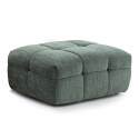 Canapé 3 places en polyester avec pouf