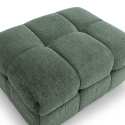 Canapé 3 places en polyester avec pouf