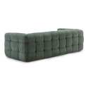 Canapé 3 places en polyester avec pouf
