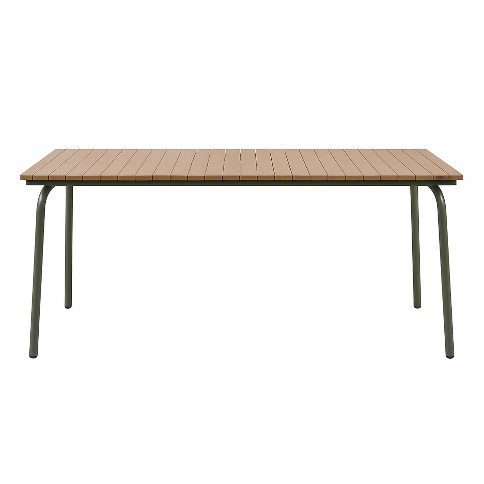 Table de jardin rectangulaire 160 x 90 cm en acier et polywood