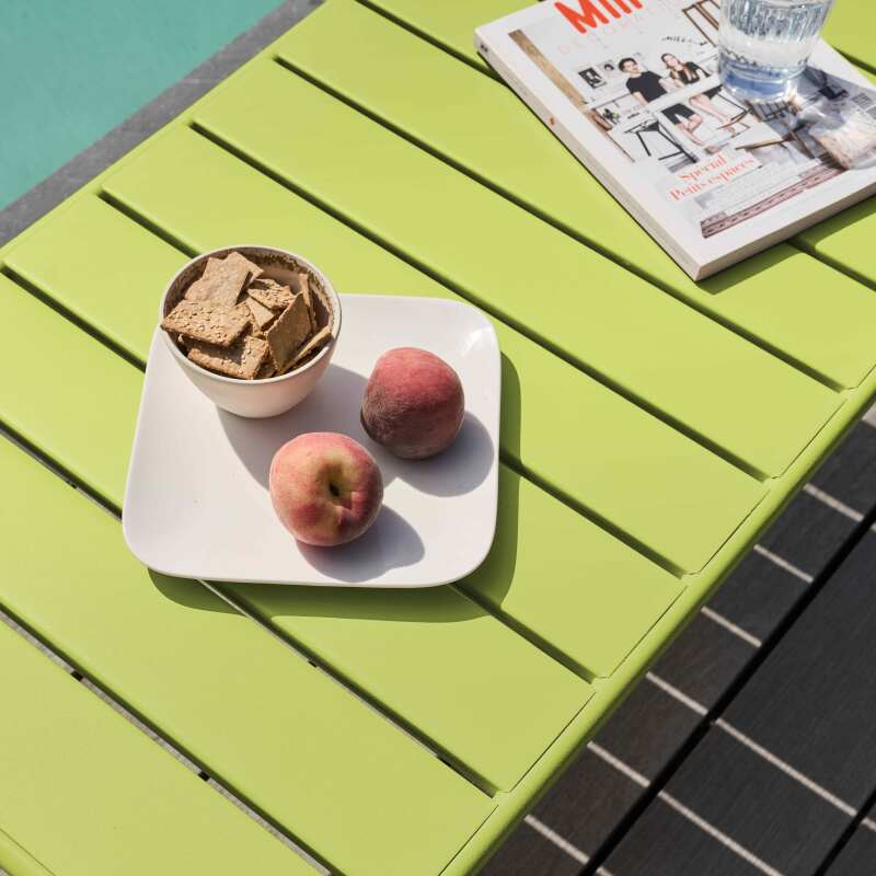 Table basse de jardin rectangulaire 90 x 50 cm