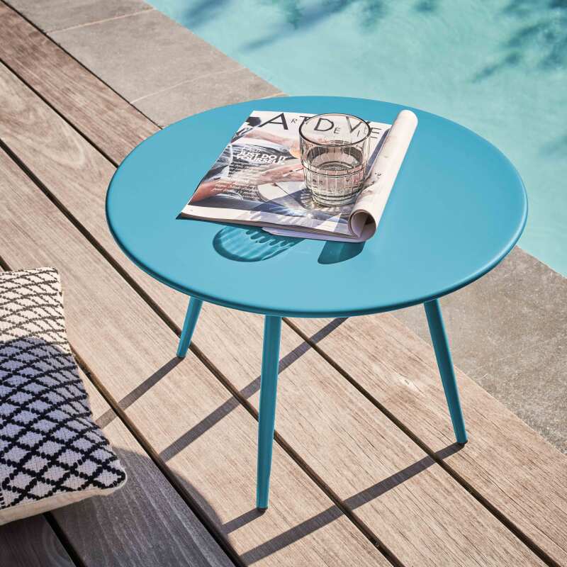 Table basse de jardin ronde Ø50 x 34 cm