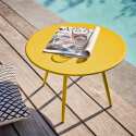 Table basse de jardin ronde Ø50 x 34 cm