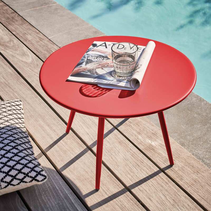 Table basse de jardin ronde Ø50 x 34 cm