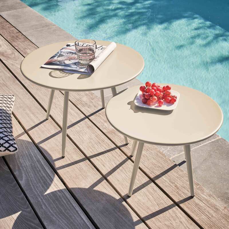 Table basse de jardin ronde Ø40 x 29,5 cm (2/5)