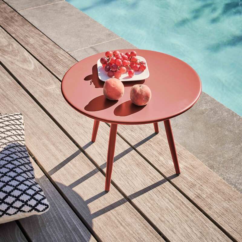 Table basse de jardin ronde Ø40 x 29,5 cm